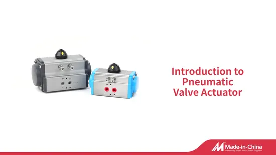 Reliable Single Acting Pneumatic Head for Butterfly Valve Pneumatic Valve Actuator